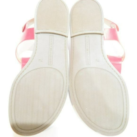 Tommy Hilfiger Bennia T-strap Flat Sandals -7 - Picture 6 of 6